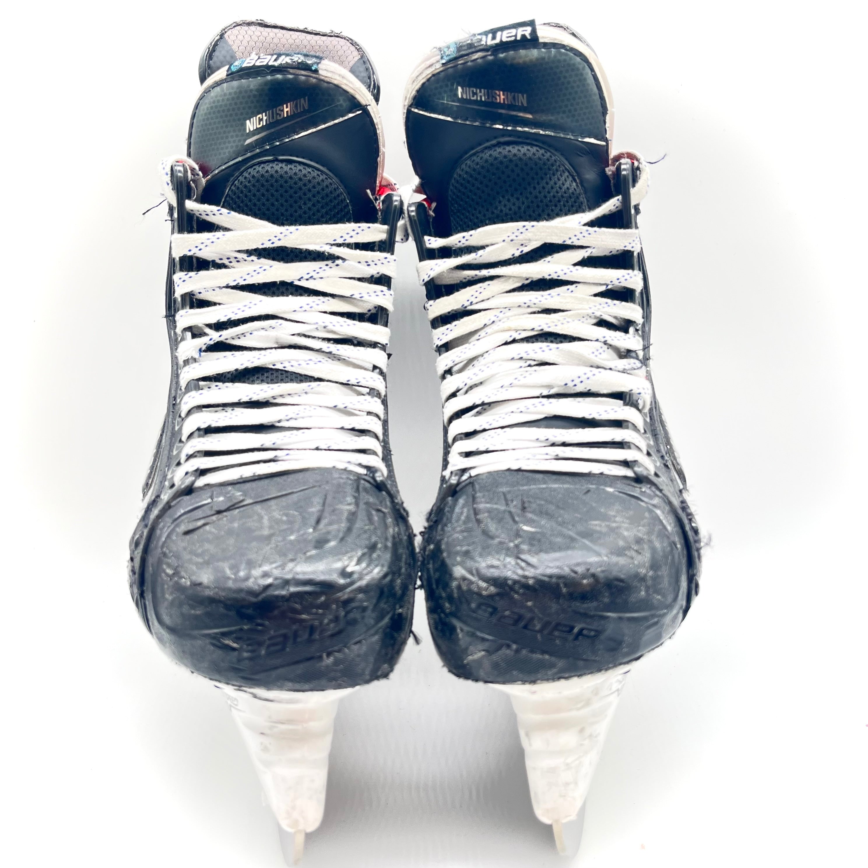Bauer Vapor 2X Pro – Patins de hockey d'occasion NHL Pro Stock – Valeri Nichunskin